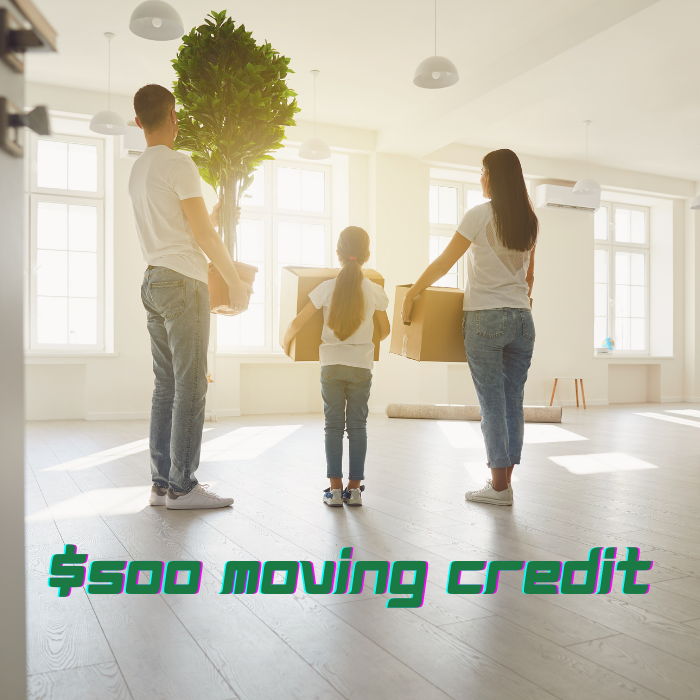 $500 Moving Credit