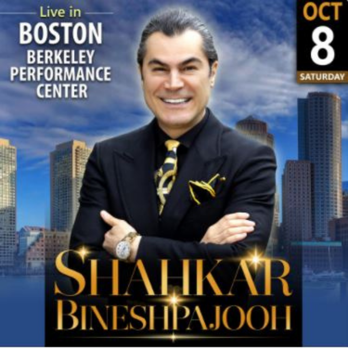 Shahkar BineshPajooh Live in Boston -Oct 8th