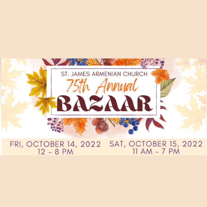 St. James 75th Annual Bazaar!