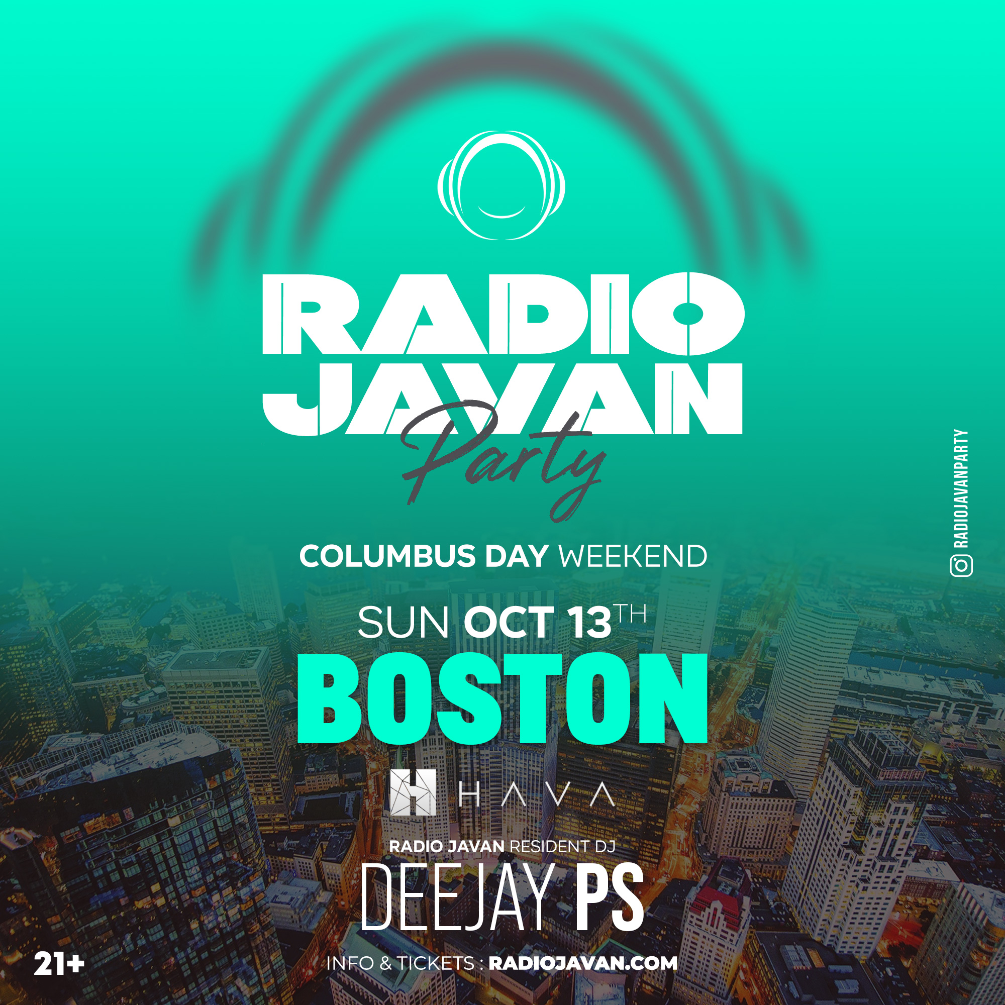 Radio Javan Party in Boston Sponsored by Boston PYPE